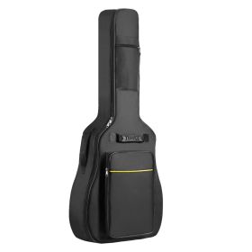 41' Guitar Backpack Adjustable Shoulder Strap Water-resistant Guitar Carry Bag 5mm Thick Padded Protective Acoustic Guitar Bag