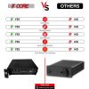 5 CORE Power Amplifier 40W RMS 300W Peak Amp With USB AUX & 3 Mic Input Stereo Receiver + Bass & Trebble Control Home Audio System Amplificador for In