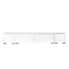 ON-TREND Extended, Minimalist Design TV stand with Color Changing LED Lights, Modern Universal Entertainment Center