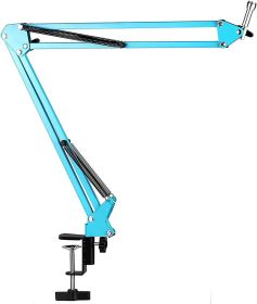 5 Core Mic Arm Adjustable Boom Microphone Stand Desk Mount Heavy Duty Brazo Para Microfono for Condenser Dynamic Mics - MS ARM BLU
