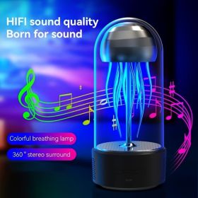 1pc Mechanical Jellyfish Audio Wireless Audio Atmosphere Light Audio Personality Cool Audio; tentacles rotate to music; Bluetooth speakers (Color: Orange, size: 11*5.3*4.9in)