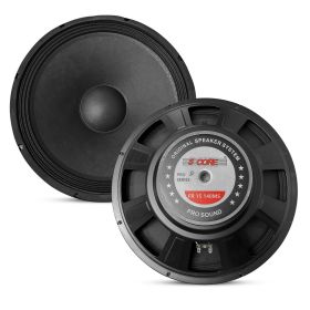 5 CORE 15 Inch Subwoofer Speaker 2000W Peak High Power Handling 250W RMS 15" Replacement 8 Ohm Pro Audio DJ Sub Woofer w CCAW Voice Coil Steel Frame 4 (model: 15 Inch)