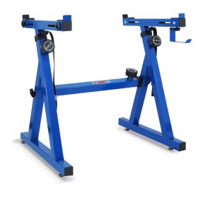 5 CORE Keyboard Stand Riser Z Style Height Width Adjustable Portable Heavy Duty Music Stands Holder for Kids and Adults Fits 54 to 88 Key Electric Pia (SKU: KS Z1 BLU HD)