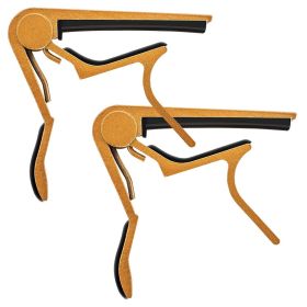 5 CORE Capo Acoustic Electric Guitar 6 String Kapo Quick And Easy Adjustment Classic Clip For Banjo Mandolin Or Ukulele Capotraste Para Guitarra - CAP (PRODUCT: Guitar Capo Gold 2Pcs)