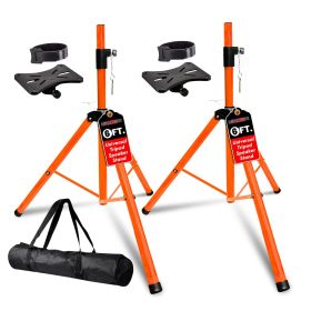 5 Core Speaker Stand Tripod Pair Floor Heavy Duty Adjustable Up to 72 Inch DJ Studio Monitor Stands Pole Mount - SS HD ORG BAG (SKU: SS HD 2PK ORG BAG)