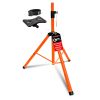 5 Core Speaker Stand Tripod Floor Heavy Duty Adjustable Up to 72 Inch DJ Studio Monitor Stands Pole Mount - SS HD ORG WOB