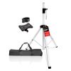 5 Core Speaker Stand Tripod Floor Heavy Duty Adjustable Up to 72 Inch DJ Studio Monitor Stands Pole Mount - SS HD WH BAG