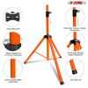 5 Core Speaker Stand Tripod Pair Floor Heavy Duty Adjustable Up to 72 Inch DJ Studio Monitor Stands Pole Mount - SS HD ORG BAG