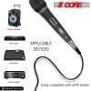5 CORE Professional Dynamic Vocal Microphone Neodymium Cardioid Unidirectional Handheld Mic for Singing Karaoke Steel Mesh Grille Metal Body With ON O