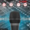 5 CORE Professional Dynamic Vocal Microphone Neodymium Cardioid Unidirectional Handheld Mic for Singing Karaoke Steel Mesh Grille Metal Body With ON O