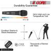 5 CORE Professional Dynamic Vocal Microphone Neodymium Cardioid Unidirectional Handheld Mic for Singing Karaoke Steel Mesh Grille Metal Body With ON O