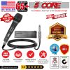 5 CORE Professional Dynamic Vocal Microphone Neodymium Cardioid Unidirectional Handheld Mic for Singing Karaoke Steel Mesh Grille Metal Body With ON O