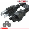 5 Core 3 Prong 6ft Power Cord AC Wall Plug 3 Slot Polarized 18AWG 10A 7A 125V Heavy Duty Wire 1/2/5-  PL 1001
