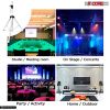 5 Core Speaker Stand Tripod Floor Heavy Duty Adjustable Up to 72 Inch DJ Studio Monitor Stands Pole Mount - SS HD WH BAG