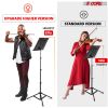 5 Core Music Stand 2 in 1 Dual Use Sheet Music Professional Portable Adjustable 27.6-67 Inch Folding Music Note Holder Tripod Stands - MUS FLD 4S
