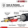 5 Core AC Power Cord 6 Ft ‚Ä¢ 2 Prong US Male to Female Extension Adapter ‚Ä¢ 16AWG/2C 125V 13A 1/2/5 Pc -  PP 1001