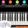 Piano Keyboard Stickers Removable Piano Key Labels PVC Piano Notes Guide without Glue for Beginners Kids