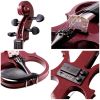 4/4 Violin Electric Violin(right hand)Red