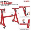 5 CORE Keyboard Stand Riser Z Style Height Width Adjustable Portable Heavy Duty Music Stands Holder for Kids and Adults Fits 54 to 88 Key Electric Pia