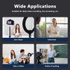 Wireless lavalier microphone portable audio video recording mini microphone for iPhone Type C ipad live game phone microphone