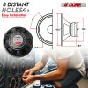 5 CORE 15 Inch Subwoofer Speaker 2000W Peak High Power Handling 250W RMS 15" Replacement 8 Ohm Pro Audio DJ Sub Woofer w CCAW Voice Coil Steel Frame 4