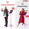 5 Core Music Stand 2 in 1 Dual Use Sheet Music Professional Portable Adjustable 27.6-67 Inch Folding Music Note Holder Tripod Stands - MUS FLD 4S