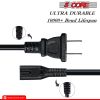 5 Core AC Power Cord 6 Ft ‚Ä¢ 2 Prong US Male to Female Extension Adapter ‚Ä¢ 16AWG/2C 125V 13A 1/2/5 Pc -  PP 1001