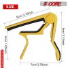 5 CORE Capo Acoustic Electric Guitar 6 String Kapo Quick And Easy Adjustment Classic Clip For Banjo Mandolin Or Ukulele Capotraste Para Guitarra - CAP