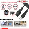5 Core 3 Prong 6ft Power Cord AC Wall Plug 3 Slot Polarized 18AWG 10A 7A 125V Heavy Duty Wire 1/2/5-  PL 1001