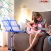 5 Core Music Stand 2 in 1 Dual Use Sheet Music Professional Portable Adjustable 27.6-67 Inch Folding Music Note Holder Tripod Stands - MUS FLD 4S