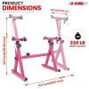 5 CORE Keyboard Stand Riser Z Style Height Width Adjustable Portable Heavy Duty Music Stands Holder for Kids and Adults Fits 54 to 88 Key Electric Pia