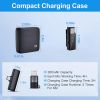 Wireless Clip On Microphone with Charging Case Omnidirectional Mic Noise Reduction Plug and Play