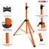 5 Core Speaker Stand Tripod Floor Heavy Duty Adjustable Up to 72 Inch DJ Studio Monitor Stands Pole Mount - SS HD ORG WOB
