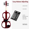 4/4 Violin Electric Violin(right hand)Red