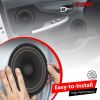 5 Core 10 Inch Subwoofer Speaker 600W Peak 4 Ohm Replacement Car Audio Bass Sub Woofer with 30 Oz Magnet- WF 10120 4OHM