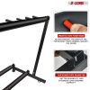 5 Core Guitar Rack 5 Slot Multi Guitar Stand Five Display Floor Stand Safe Storage Foldable Portable for Electric Acoustic Flying V Guitars - GRack 5N