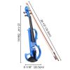 4/4 Violin Electric Violin(right hand)Blue