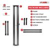 5 CORE Piano Keyboard Stand Double X Style Heavy Duty Adjustable Digital Electric Piano Riser Durable & Sturdy Music Synthesizer Holder Stands For 61