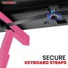 5 CORE Keyboard Stand Riser Z Style Height Width Adjustable Portable Heavy Duty Music Stands Holder for Kids and Adults Fits 54 to 88 Key Electric Pia