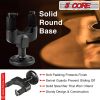 5 CORE Guitar Wall Mount Hanger Hook with Metal Base Soft Padding Adjustable Rotatable Holder for Acoustic Classical Electric Bass Guitars - GH ABS
