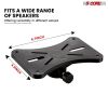 5 Core Speaker Stand Tripod Pair Floor Heavy Duty Adjustable Up to 72 Inch DJ Studio Monitor Stands Pole Mount - SS HD ORG BAG