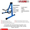 5 CORE Double Guitar Stand Floor Adjustable Heavy Duty A Frame Universal Folding Acoustic Electric Bass Mandolin Banjo Violin Holder Stands For On Sta