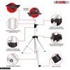5 Core Speaker Stand Tripod Floor Heavy Duty Adjustable Up to 72 Inch DJ Studio Monitor Stands Pole Mount - SS HD WH BAG