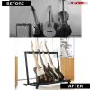 5 Core Guitar Rack 5 Slot Multi Guitar Stand Five Display Floor Stand Safe Storage Foldable Portable for Electric Acoustic Flying V Guitars - GRack 5N