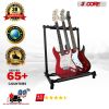 5 Core Guitar Rack 3 Slot Multi Guitar Stand Triple Display Floor Stand Safe Storage Foldable Portable for Electric Acoustic Flying V Guitars - GRack