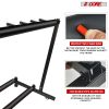 5 Core Guitar Rack 3 Slot Multi Guitar Stand Triple Display Floor Stand Safe Storage Foldable Portable for Electric Acoustic Flying V Guitars - GRack