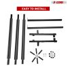 5 Core Guitar Rack 5 Slot Multi Guitar Stand Five Display Floor Stand Safe Storage Foldable Portable for Electric Acoustic Flying V Guitars - GRack 5N
